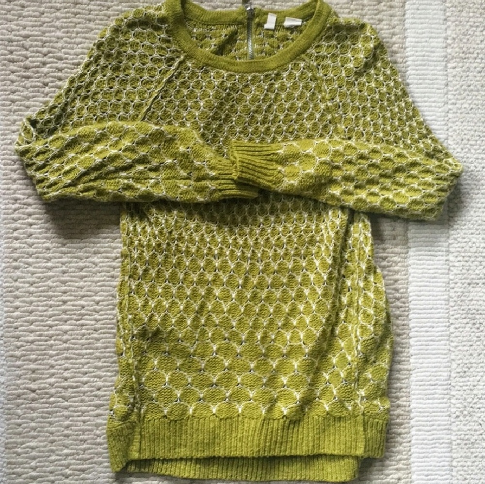 Crochet Style Sweater by Moth